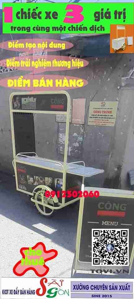 Xe cà phê thuê bán hàng vỉa hè TP.HCM – Phù hợp quy định 2026–2027